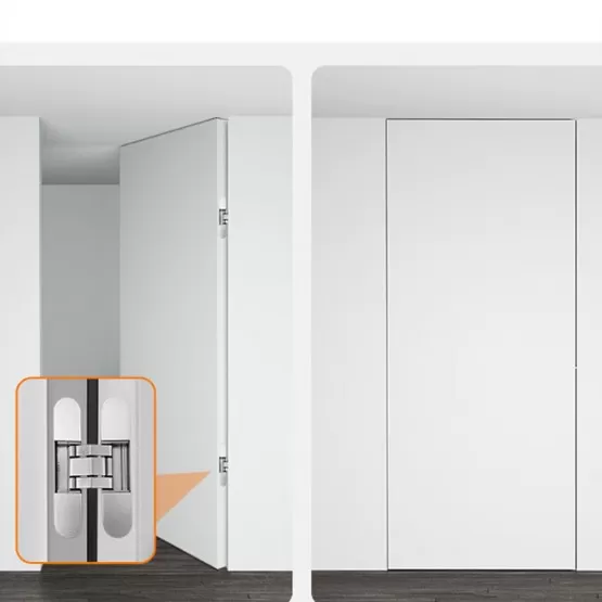 Infkg INF Charnières de porte invisibles, lot de 2 (charge maximale de 40 kg),
